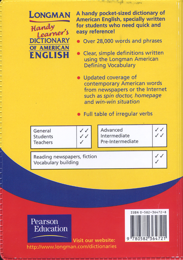 Longman Handy Learner´s Dictionary of American English